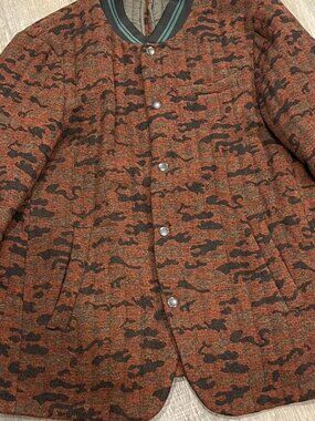 Scotch & Soda Men's Orange and Brown Jacket